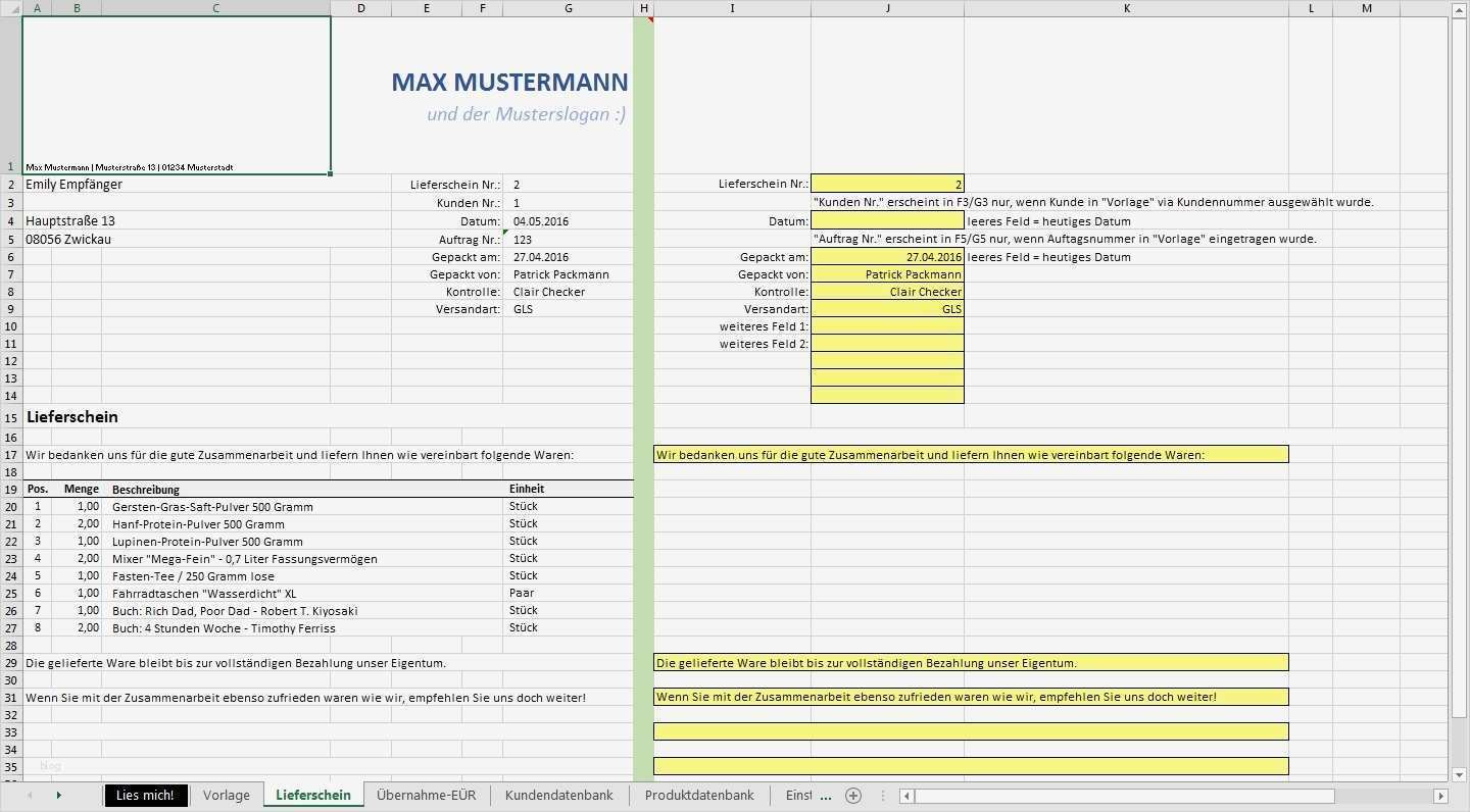 Excel Vorlage Rechnung Mit Datenbank line Rechnun excel