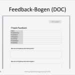 Datenschutzerklärung Mitarbeiter Vorlage Neu Feedback Vom Projektteam Einfordern Mit Feedback Bogen