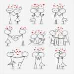 Daumenkino Vorlagen Zum Ausdrucken Kostenlos Erstaunlich Stick Figure Clipart Clip Art Love Stick People Couple