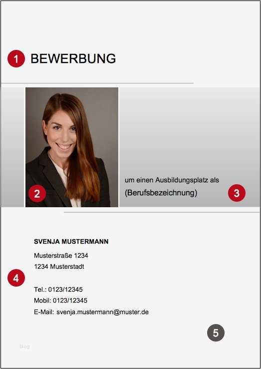 Deckblatt Bewerbung Gestaltung Vorlagen Muster & Tipps