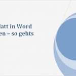 Deckblatt Hausarbeit Vorlage Word Einzigartig Deckblatt In Word Einfügen – so Gehts – Giga