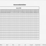 Dienstplan Kita Vorlage Schön Anwesenheitsliste 2016