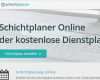 Dienstplan Vorlage Neu Dienstplaner Schichtplan Vorlage Line