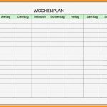 Dienstplan Vorlage Süß 8 Wochenplan Word