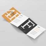 Din A5 Broschüre Vorlage Elegant 4 Fold Brochure Mockup Din A4 A5 A6 by Visconbiz