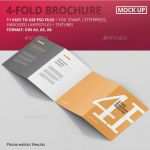 Din A5 Broschüre Vorlage Erstaunlich 4 Fold Brochure Mockup – Din A4 A5 A6 – Cgaeo影视后期