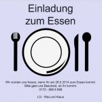 Dinner Einladung Vorlage Einzigartig Einladungskarten Zum Essen