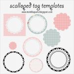 Diy Etiketten Vorlage Luxus Free Printable Scalloped Tag Templates Muschelrand