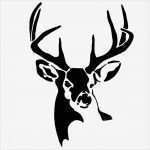 Dj Logo Vorlagen Angenehm Deer Black and White