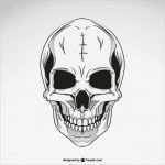 Dj Logo Vorlagen Bewundernswert Black and White Skull Vector