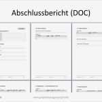 Dokumentation Word Vorlage Schön Projekt Abschlussbericht In Word Mit Vorlage Zum