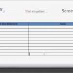 Drehbuch Vorlage Hübsch Screencasting Skript &amp; Vorlage