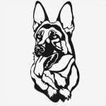 Dxf Vorlagen Wunderbar Dxf File Of A German Shepherd for Use with A Cmc Machine