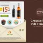 E Mail Newsletter Vorlage Cool Kreative E Mail Newsletter Psd Vorlage