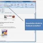 E Mail Newsletter Vorlage Schönste Newsletter software Newsletter Mit Outlook Versendencrm