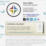 E Mail Signatur Vorlage Privat Bewundernswert Ci Sign E Mail Signaturen Zentral Und Dynamisch