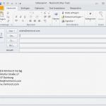 E Mail Signatur Vorlage Privat Gut E Mails Mit Outlook Versenden Startseite