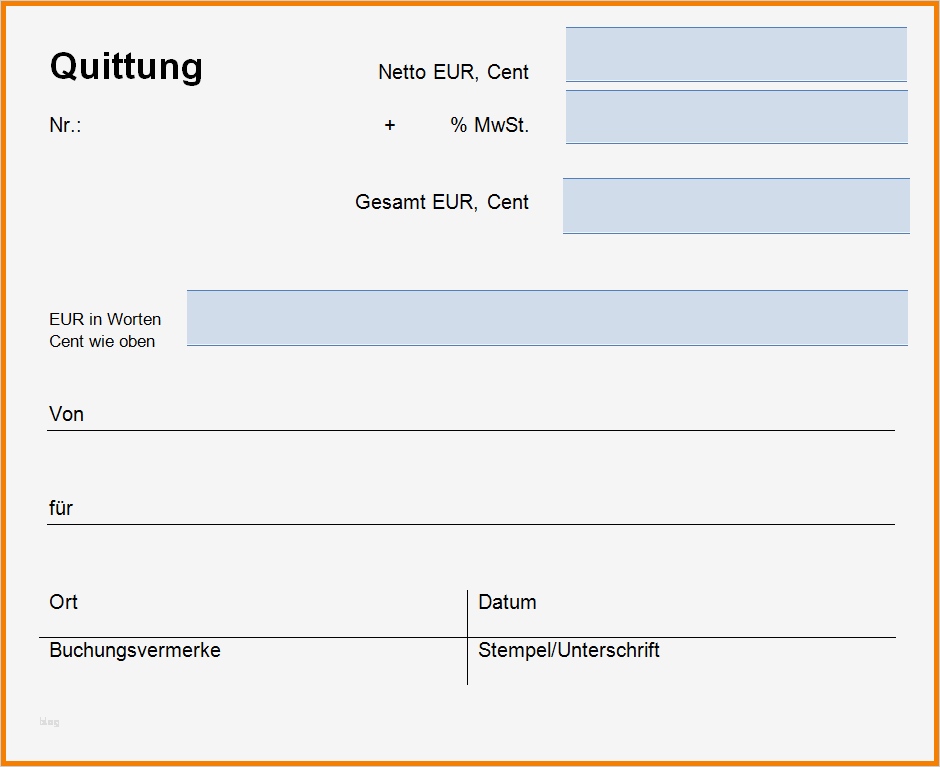 Eigenbeleg Vorlage Schönste 5 Vordruck Quittung | Vorlage Ideen