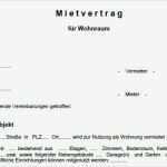 Einfacher Mietvertrag Vorlage Inspiration Word Vorlage Mietvertrag Wohnung Download