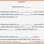 Einfaches Testament Vorlage Luxus 12 Testament Vorlage