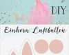 Einhorn Basteln Vorlage Inspiration Diy Einhorn Luftballon Selber Basteln • Minidrops