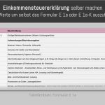 Einkommensteuererklärung Vorlage Erstaunlich Ea Tabelle Pro 2017 2018 Excel Vorlage – Ea Tabelle