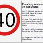 Einladung 30 Geburtstag Vorlage Kostenlos Erstaunlich Einladung Zum 40 Geburtstag