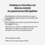 Einladung Fahrradtour Vorlage Luxus Fahrradtour 2017 – Kinder Und Jugendzentrum Böhl Iggelheim