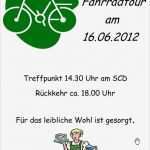 Einladung Fahrradtour Vorlage Süß Fahrradtour Am 16 06 2012 › Segler Club Dümmer E V