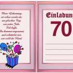 Einladung Geburtstag 60 Vorlage Kostenlos Elegant Einladung Zum 70 Geburtstag Vorlage Kostenlos