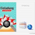 Einladung Party Vorlage Kostenlos Cool Einladung Kindergeburtstag Bowling Kegeln Kostenlose