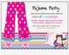 Einladung Pyjamaparty Vorlage Wunderbar Sleepover Invitation Pajama Party Invitation Sleepover