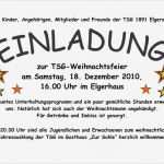 Einladung Weihnachtsfeier Vorlage Elegant Einladung Zur Weihnachtsfeier Der Tsg Elgershausen Tsg