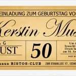 Einladung Zum 50 Geburtstag Vorlagen Kostenlos Angenehm Einladungskarten Geburtstag 50