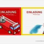 Einladungskarte Feuerwehr Vorlage Inspiration Einladungskarte Kindergeburtstag Feuerwehr Basteln