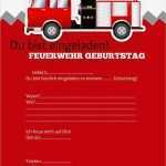 Einladungskarte Feuerwehr Vorlage Neu Einladungskarte Kindergeburtstag Feuerwehr Basteln