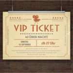 Einladungskarte Weihnachtsfeier Vorlage Süß Einladungskarte Vip Ticket Retro