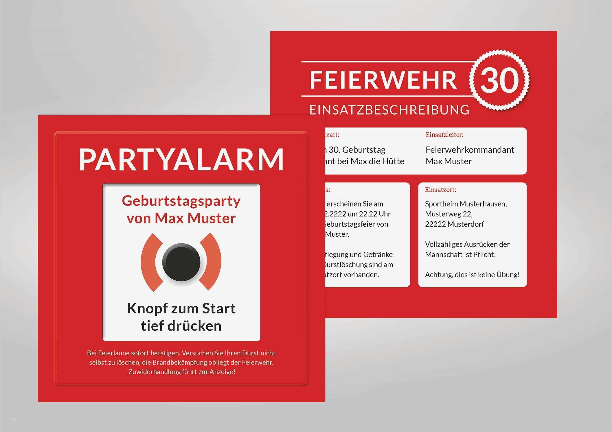 Einladungskarten Geburtstag 30