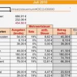 Einnahmen Ausgaben Rechnung Excel Vorlage Süß Einnahmen Ausgaben Rechnung Kleinunternehmer Excel