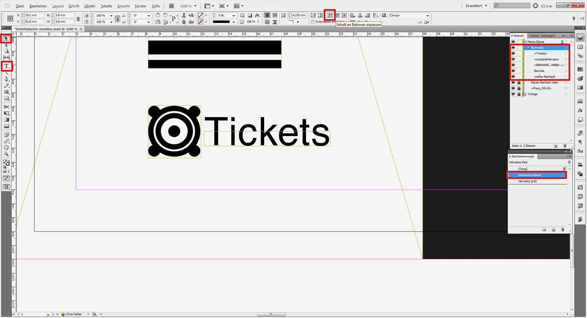 InDesign Tutorial Eintrittskarten erstellen SAXOPRINT