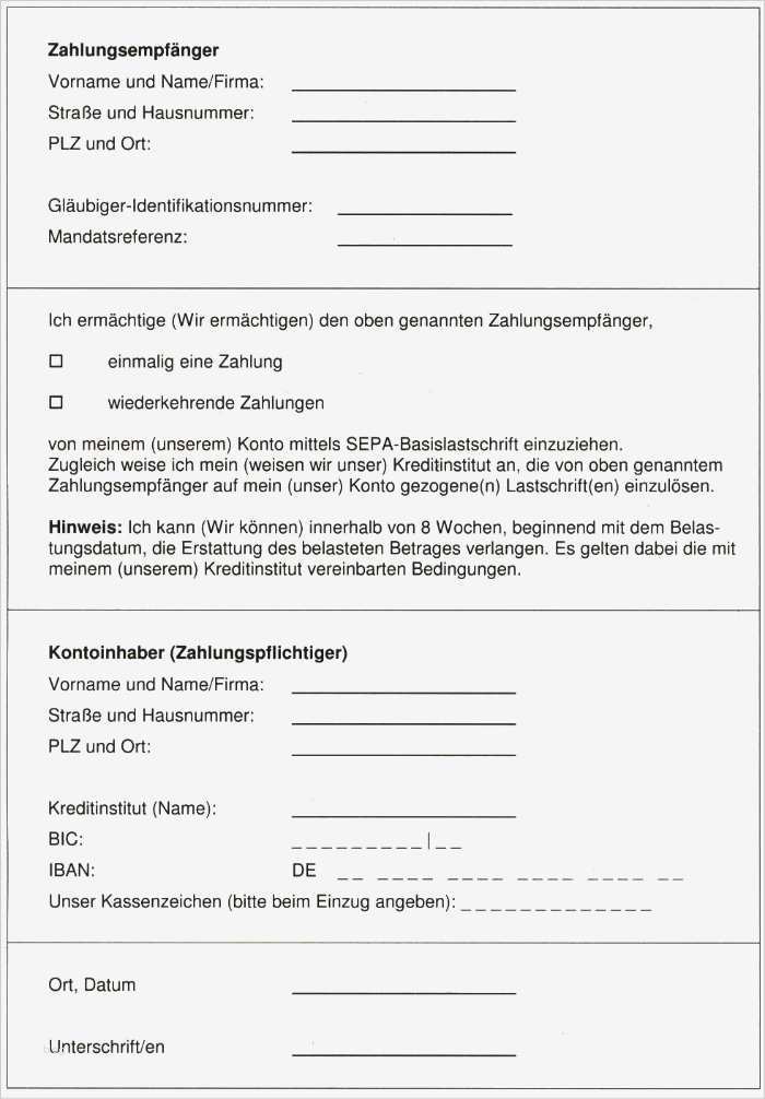 Lastschrifteinzugsverfahren für Auszahlungen passives