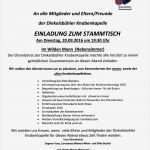 Elternstammtisch Vorlage Erstaunlich Einladung Zum Eltern Stammtisch 20 09 2016