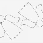 Engel Basteln Aus Papier Vorlage Erstaunlich Engel Vorlage Zum Ausdrucken Als Pdf Kribbelbunt