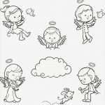 Engel Zeichnen Vorlagen Angenehm Engel Kinder Malen Set Stock Vektor Art Und Mehr Bilder