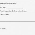 Entschuldigung Für Die Schule Vorlage Schön Entschuldigung Wegen Verspätung • Abc Wichte