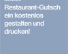 Entwicklungsgespräch Kindergarten Vorlage Einzigartig Restaurant Gutschein Kostenlos Gestalten Und Drucken