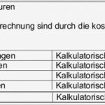 Ergebnistabelle Vorlage Erstaunlich Kostenrechnerische Korrekturen Mit Aufgaben Und Lösungen