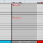 Eröffnungsbilanz Vorlage Erstaunlich Exceltool &quot;doppelte Buchführung&quot; Für Buchhaltungs Übungen