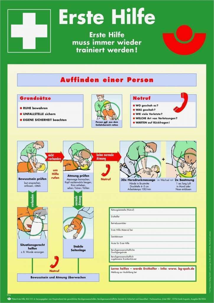 Ersthelfer Aushang Vorlage Wunderbar Radecker Notfallmedizin Anleitung