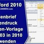 Etiketten Drucken Vorlage Word Süß Ms Word Serienbrief Seriendruck Etiketten Vorlage Aus 2003